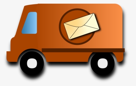 Vans Clipart Postal - Mail Truck Clipart Png, Transparent Png, Transparent PNG