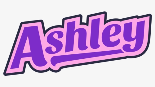 Ashley Retro Name Sign Png - Graphic Design, Transparent Png, Transparent PNG