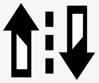 Arrows Vector Direction - Traffic Flow Sign Png, Transparent Png, Transparent PNG