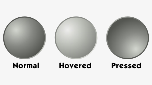 Grey Web Button Template Clip Arts - Circle Button Pressed Png, Transparent Png, Transparent PNG