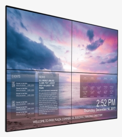 Multi-screen Video Wall - Flat Panel Display, HD Png Download, Transparent PNG