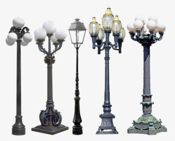 Lamppost, Street Lamp, Retro, Lighting, Street, City - Old Street Light, HD Png Download, Transparent PNG