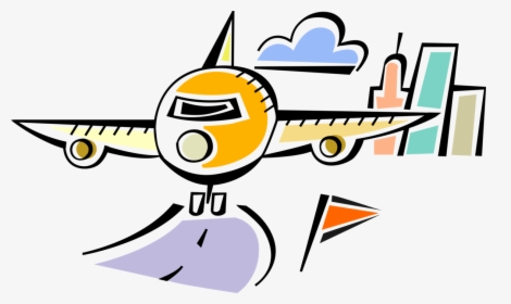 Vector Illustration Of Commercial Airline Passenger - Clip Art, HD Png Download, Transparent PNG