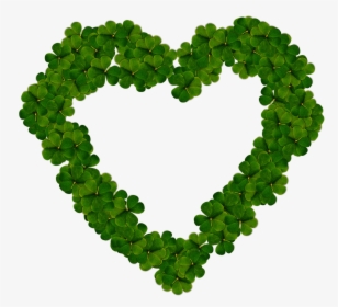 Corazón De Muchos Tréboles - Green Love Heart Png, Transparent Png ...