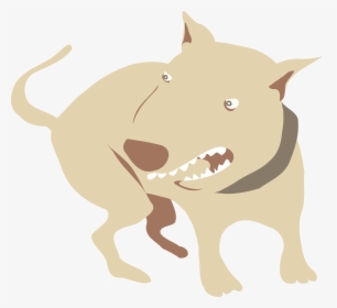 ¿por Qué Mi Perro Muerde La Escalera De La Agresión - Aggressive Dog Cartoon Transparent, HD Png Download, Transparent PNG