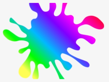 Mancha De Tinta Png Clipart , Png Download - Rainbow Paint Splatter Clipart, Transparent Png, Transparent PNG