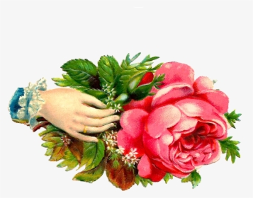 Hand A Flower Clipart, HD Png Download, Transparent PNG
