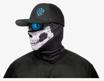 Half Skull Face Shield2 , Png Download - Cool Skull Face Shields, Transparent Png, Transparent PNG