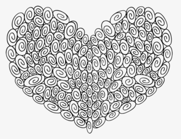 150 Swirl Heart - Heart, HD Png Download, Transparent PNG