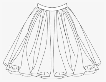 Transparent Skirts Png - Skirt Girl Sketch Drawing, Png Download ,  Transparent Png Image - PNGitem