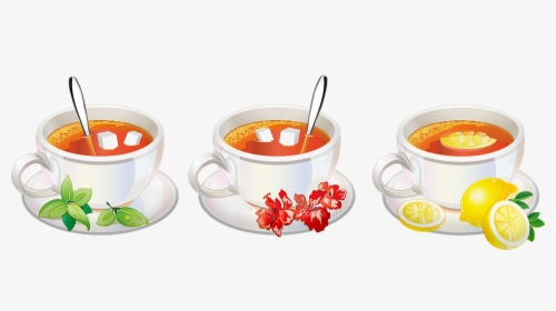 Tea, Lemon, Mint, Black Tea, Herbal Tea, Sugar, Drink - Tisane Png, Transparent Png, Transparent PNG