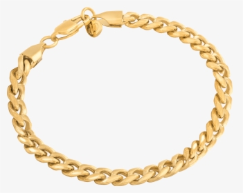 Cuban Link Bracelet - Gold Bracelet Png, Transparent Png, Transparent PNG