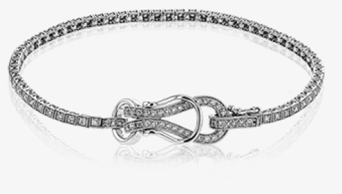 18k White Gold Bracelet The Diamond Shop, Inc - Bracelet, HD Png Download, Transparent PNG
