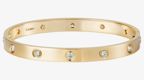 Cartier Bangle With Diamonds, HD Png Download, Transparent PNG