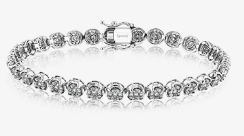 18k White Gold Bracelet Diamond Showcase Longview, - Zilveren Armband Met Zirkonia, HD Png Download, Transparent PNG