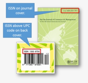 Issn On Front And Back Journal Covers - Graphic Design, HD Png Download, Transparent PNG
