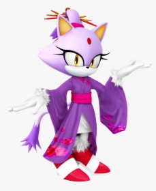 Cabbage Patch Kid On Twitter - Blaze The Cat Render, HD Png Download, Transparent PNG