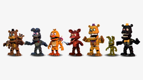 Fnaf World Fixed Nightmare Freddy, HD Png Download, Transparent PNG