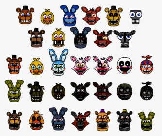 View Media - Fnaf All Characters, HD Png Download, Transparent PNG