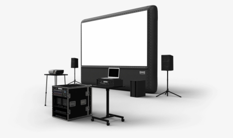 Packages Include Airscreen, Control Console, Hd Projector - Outdoor Projector Big Screen, HD Png Download, Transparent PNG