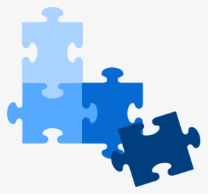 Jigsaw Puzzles Puzz D - Blue Puzzle Pieces Clip Art, HD Png Download, Transparent PNG