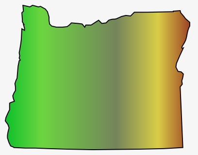 Map, Oregon, State, United, States, America, Us, Usa - State Of Oregon Graphic, HD Png Download, Transparent PNG