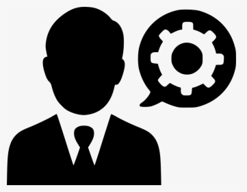 Man Gear Configure Support Cog Optimization - Symbol Person Icon Red, HD Png Download, Transparent PNG