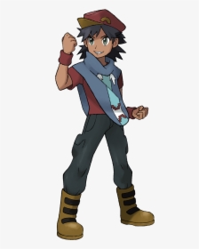 Cute Pokemon Trainer Boys - Boy Cute Pokemon Trainer, HD Png Download, Transparent PNG
