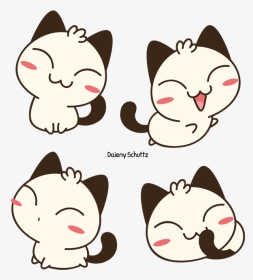 Kawaii Clipart Cat - Cat Chibi By Daieny, HD Png Download, Transparent PNG