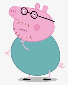 Peppa Pig Papà Pig, HD Png Download, Transparent PNG