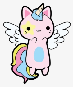 Kawaii Kitty Cat Caticorn Unicorn Please Vote For Me - Kawaii Kitty Cat, HD Png Download, Transparent PNG
