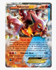 Volcanion Ex Pokemon Card, HD Png Download, Transparent PNG