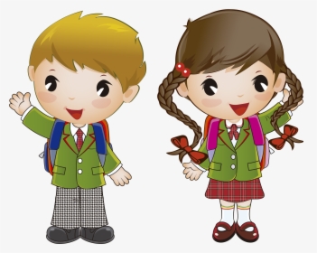 Niños Colegio Png , Png Download - Niños Con Uniforme Animados Png, Transparent Png, Transparent PNG