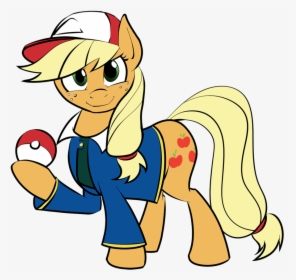 Aj The Pokemon Trainer By Acesential - Applejack Pikachu, HD Png Download, Transparent PNG