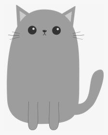 Gatito Kawaii Png - Cute Cat Cartoon Funny, Transparent Png, Transparent PNG