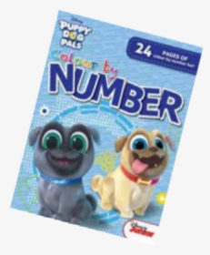Disney Puppy Dog Pals Colour By Numbers - Companion Dog, HD Png Download, Transparent PNG