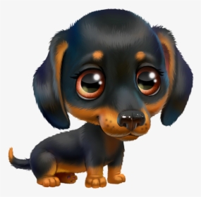 Puppy Dog Pals Clipart - Cartoon Dog Big Eyes, HD Png Download, Transparent PNG