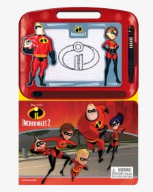 Incredibles 2 Storybook And Magnetic Drawing Kit, HD Png Download, Transparent PNG