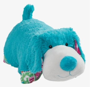 Colorful Teal Puppy Pillow Pet - Pillow Pets, HD Png Download, Transparent PNG