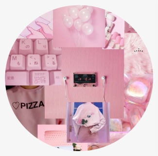 #tumblr #pink #wallpaper #walldecoration #wallpapers - Wall Clock, HD Png Download, Transparent PNG