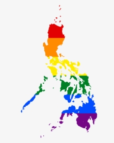 File Lgbt Flag Of - Map Of The Philippines, HD Png Download, Transparent PNG