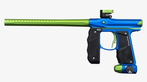 Gun,paintball Marker,firearm,air Equipment,recreation,gun - Empire Mini Gs Blue And Green, HD Png Download, Transparent PNG