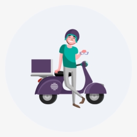 Transparent 60 Day Money Back Guarantee Png - Food Delivery Rider Png, Png Download, Transparent PNG