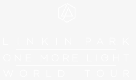 Linkin Park One More Light World Tour - Johns Hopkins Logo White, HD Png Download, Transparent PNG