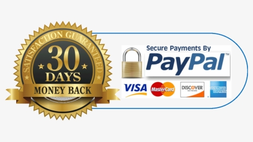 Paypal 30 Day Money Back Guarantee, HD Png Download, Transparent PNG