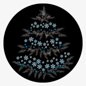 Apollo Design 1195 Wintery Pine Glass Pattern - Christmas Ornament, HD Png Download, Transparent PNG