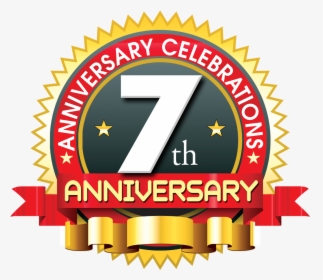Svg Black And White Stock Anniversary Vector 1st - 7th Year Anniversary Hd, HD Png Download, Transparent PNG