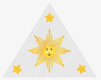 Masonic Sun Face With Black Outlines Revised - Seal Of The First Philippine Republic, HD Png Download, Transparent PNG