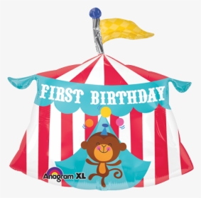 Circus 1st Birthday Background - Circus 1st Birthday Hat, HD Png Download, Transparent PNG