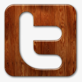 Logo De Twitter En Madera , Png Download - Twitter Logo Wood, Transparent Png, Transparent PNG